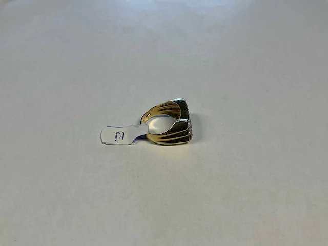 14 krt geelgouden ring - afbeelding 3 van  4