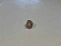 14 krt geelgouden ring - afbeelding 1 van  3