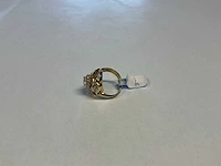 14 krt geelgouden ring - afbeelding 2 van  3