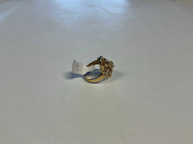 14 krt geelgouden ring - afbeelding 3 van  3