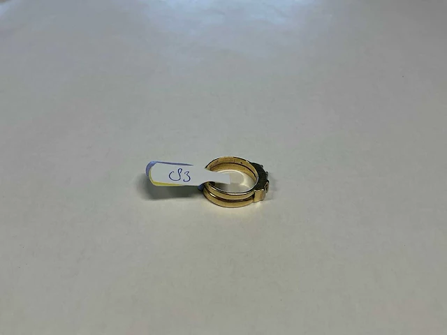 14 krt geelgouden ring - afbeelding 3 van  4