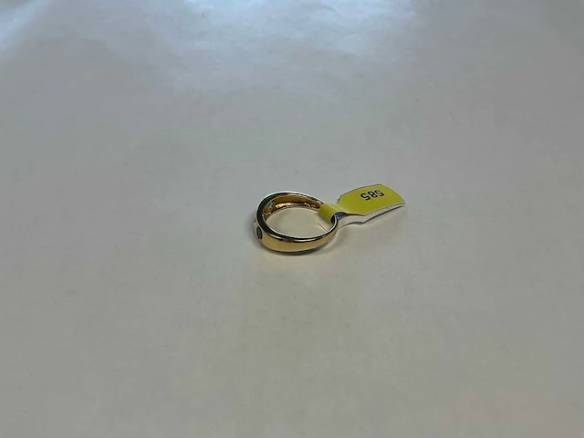 14 krt geelgouden ring - afbeelding 2 van  4