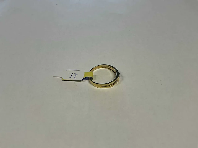 14 krt geelgouden ring - afbeelding 3 van  3