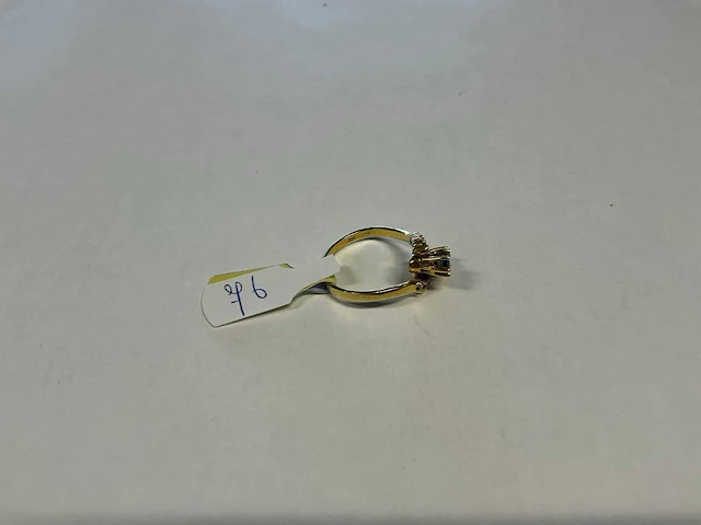 14 krt geelgouden ring - afbeelding 3 van  3