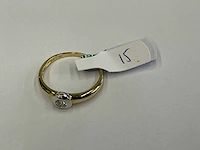14 krt geelgouden ring - afbeelding 1 van  3