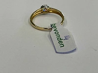 14 krt geelgouden ring - afbeelding 3 van  3