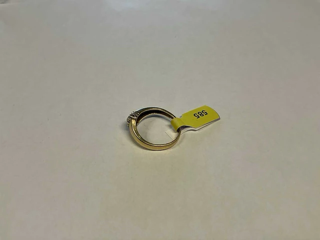 14 krt geelgouden ring - afbeelding 2 van  4