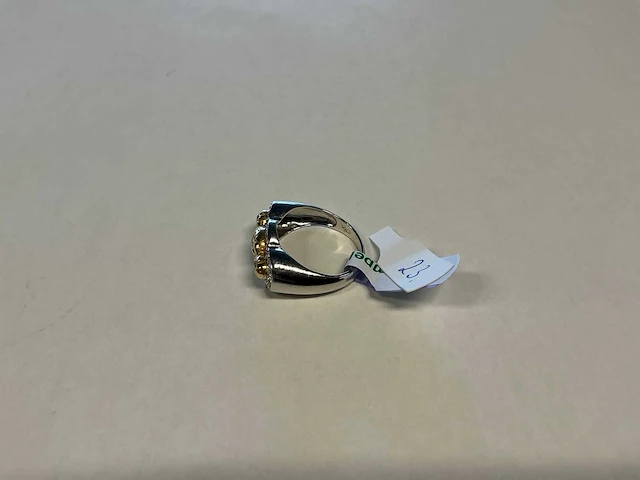 14 krt geelgouden ring - afbeelding 2 van  3