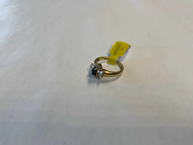 14 krt geelgouden ring - afbeelding 1 van  4