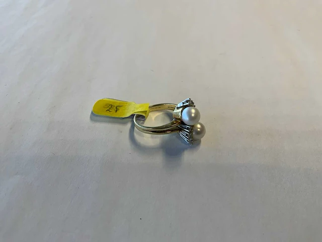 14 krt geelgouden ring - afbeelding 2 van  4
