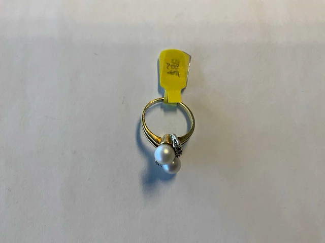14 krt geelgouden ring - afbeelding 4 van  4