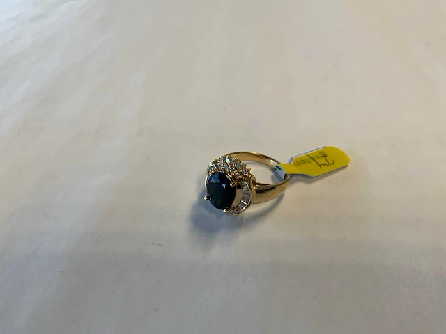 14 krt geelgouden ring - afbeelding 1 van  4