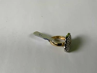 14 krt geelgouden ring - afbeelding 3 van  4