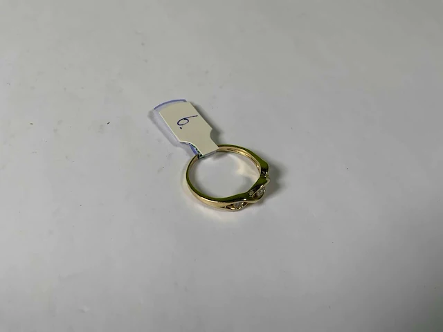 14 krt geelgouden ring - afbeelding 2 van  4