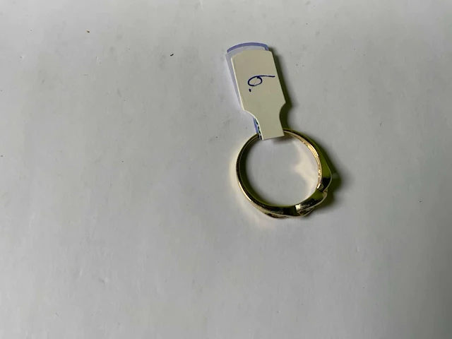 14 krt geelgouden ring - afbeelding 3 van  4