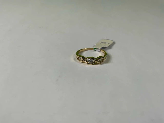 14 krt geelgouden ring - afbeelding 4 van  4