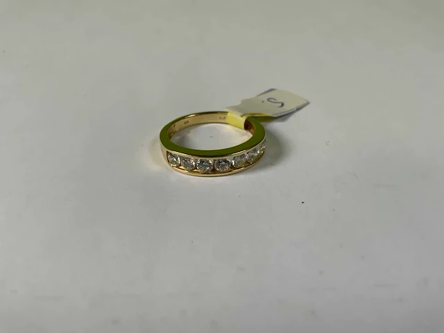 14 krt geelgouden ring - afbeelding 3 van  4