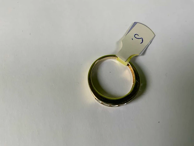 14 krt geelgouden ring - afbeelding 4 van  4