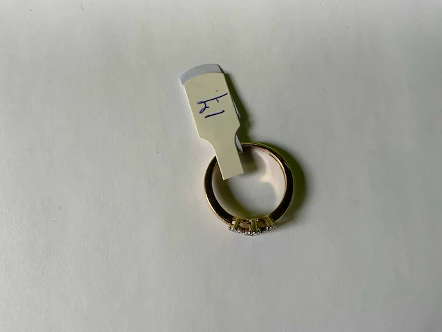 14 krt geelgouden ring - afbeelding 4 van  4