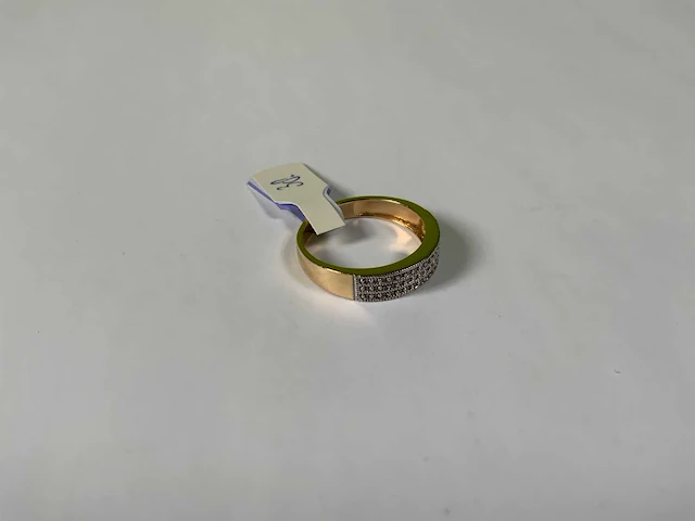 14 krt geelgouden ring - afbeelding 2 van  5