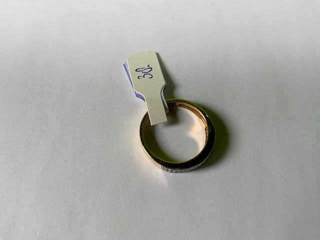 14 krt geelgouden ring - afbeelding 3 van  5