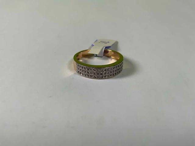 14 krt geelgouden ring - afbeelding 4 van  5