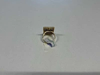 14 krt geelgouden ring - afbeelding 2 van  3