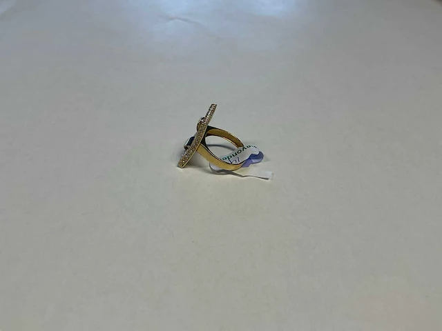 14 krt geelgouden ring - afbeelding 3 van  3