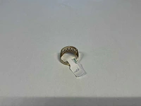 14 krt geelgouden ring - afbeelding 2 van  3