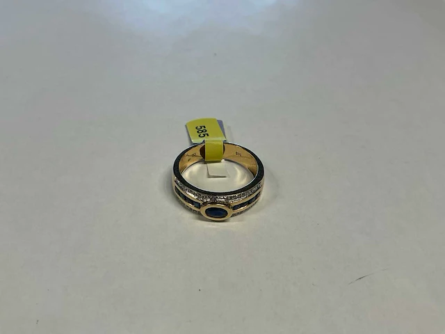 14 krt geelgouden ring - afbeelding 1 van  3