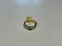 14 krt geelgouden ring - afbeelding 1 van  3