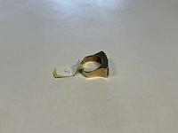 14 krt geelgouden ring - afbeelding 3 van  4