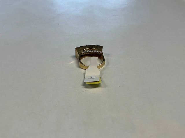 14 krt geelgouden ring - afbeelding 4 van  4