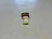 14 krt geelgouden ring - afbeelding 4 van  4