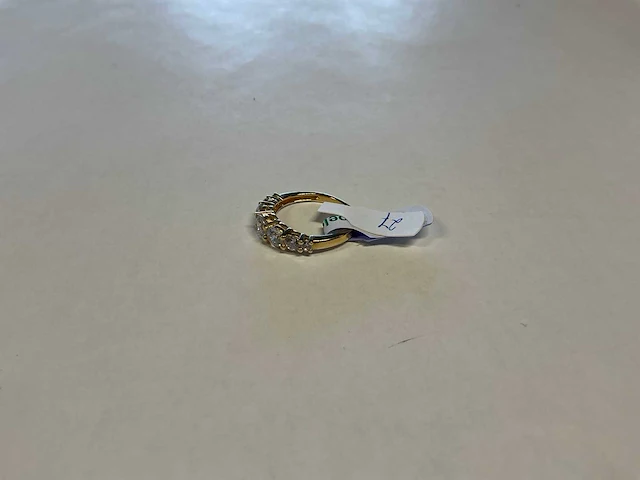 14 krt geelgouden ring - afbeelding 2 van  4