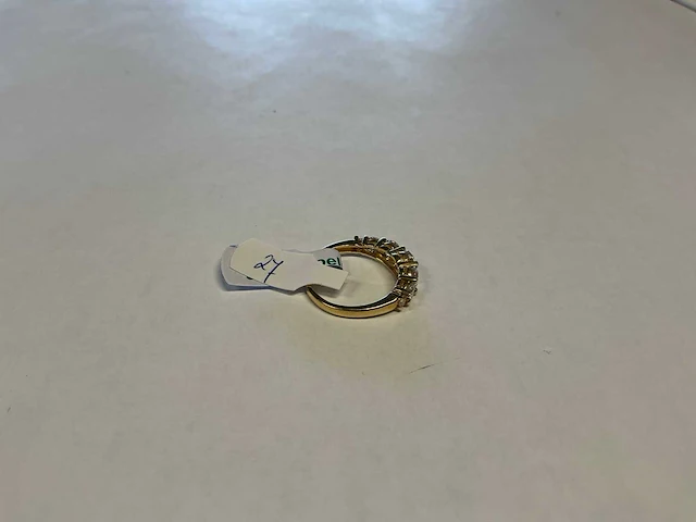 14 krt geelgouden ring - afbeelding 3 van  4