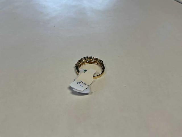 14 krt geelgouden ring - afbeelding 4 van  4