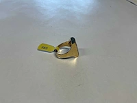 14 krt geelgouden ring - afbeelding 3 van  4