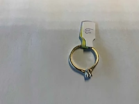 14 krt geelgouden solitairring - afbeelding 4 van  4