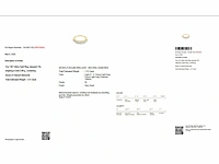 14 krt gouden ring met 7 natuurlijke diamanten 1,31crt - afbeelding 3 van  5