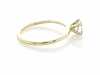14 krt gouden ring met natuurlijke diamant 0,72 crt - afbeelding 5 van  5