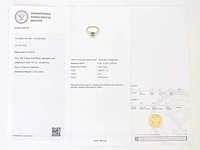 14 krt gouden ring met natuurlijke diamant 0,93 crt - afbeelding 2 van  5