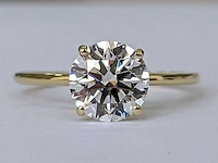 14 krt gouden ring met natuurlijke diamant 0,93 crt - afbeelding 5 van  5