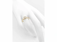 14 krt gouden ring met natuurlijke diamant 1,04 crt - afbeelding 5 van  8