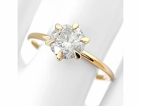 14 krt gouden ring met natuurlijke diamant 1,04 crt - afbeelding 8 van  8