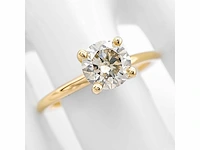 14 krt gouden ring met natuurlijke diamant 1,06 crt