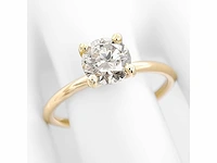 14 krt gouden ring met natuurlijke diamant 1,07 crt - afbeelding 2 van  5