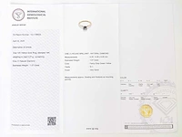 14 krt gouden ring met natuurlijke diamant 1,07 crt - afbeelding 3 van  5