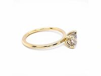 14 krt gouden ring met natuurlijke diamant 1,07 crt - afbeelding 4 van  5