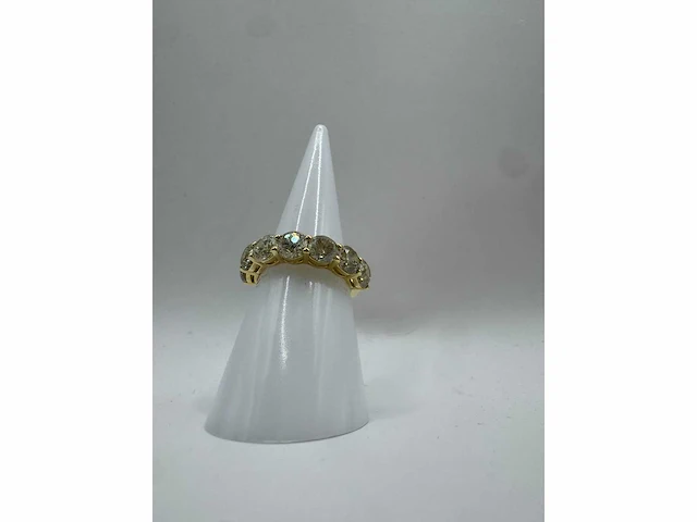 14 krt gouden ring met natuurlijke diamant 3,66 crt - afbeelding 8 van  16